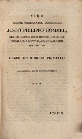 De Senatu Romano, qualis fuerit reipublicae liberae temporibus : diss. inaug.