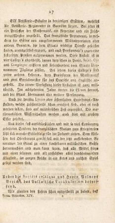 Ueber die Société celtique und Herrn Volneys Bericht, das Pallasische Vocabularium betreffend