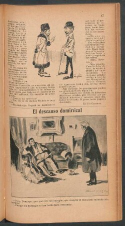 El descanso dominical - [Viñeta cómica]