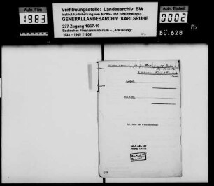 Hesse, Jos. Gmbh Berlin früher Karlsruhe -Fragment-
