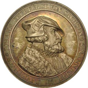 König Anton von Sachsen - Auf das III. Augsburger Konfessions-Jubiläum