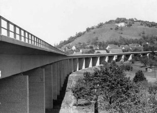 Aichelbergviadukt, km 165,953 - km 166,868 Brücke fertiggestellt 1938