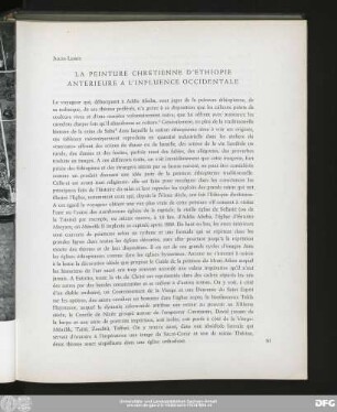 Jules Leroy La Peinture Chretienne D'Ethiopie Anterieure A L'Influence Occidentale
