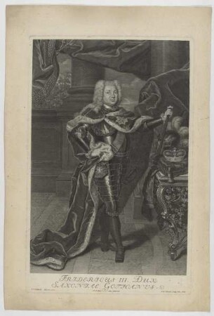Bildnis des Fridericus III von Sachsen-Gotha