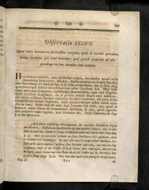 547-555, Observatio LXXXVII - LXXXVIII