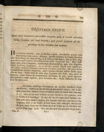 547-555, Observatio LXXXVII - LXXXVIII