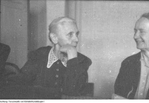I. oder II. Landesparteitag der SPD. Klara Noack, SPD-Funktionärin, Landtagsabgeordnete, 1945/46.