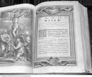 Missale Romanum di Alessandro VII 1662, Dekoration zu "Canon missae" (S.229)