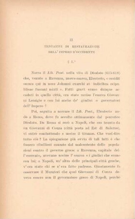 II Tentativi di restaurazione dell'Impero d'Occidente