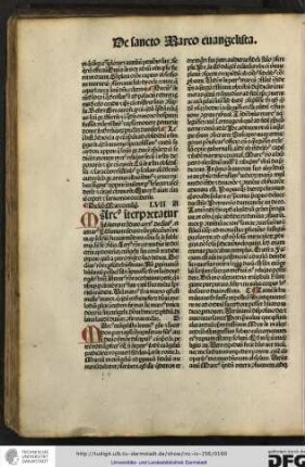 De sancto Marco evangelista. LVII.