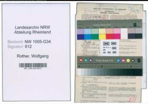 Entnazifizierung Wolfgang Rother , geb. 05.02.1913 (Zahnarzt)