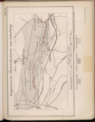 Taf. 14. Geognostische Übersichtskarte vom Schafberg