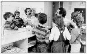 Sprecherzieher mit Kindern (Altersgruppe 14-17)