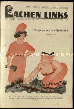 Wöchentliche Satirezeitschrift. 1. Jahrgang 1924