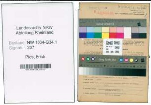 Entnazifizierung Erich Pies , geb. 27.09.1900 (Facharzt)