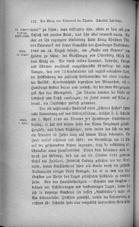 Der König von Dänemark im Theater. Schmidts Jubiläum.