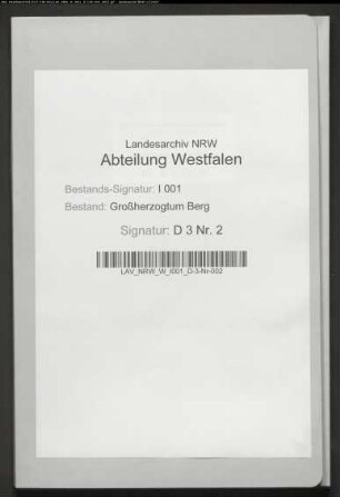 Protokolle die herrschaftlichen Domänengüter betreffend