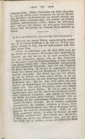 9) Eine merkwürdige authentische Interpretation.