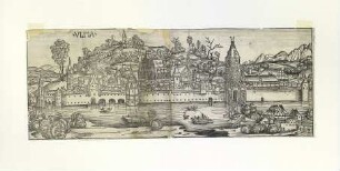 Ulm von Süden. Um 1550