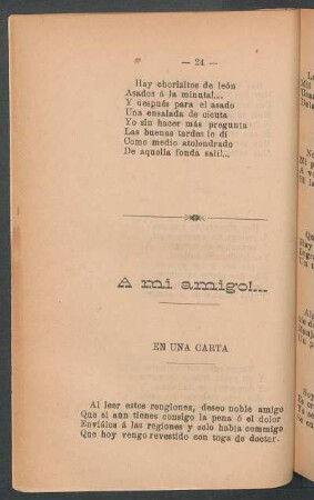 A mi amigo!... : En una carta