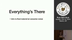 Lightning talk - How to run a RustBridge event