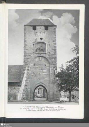 Ladenburg b. Heidelberg, Martinstor im Westen