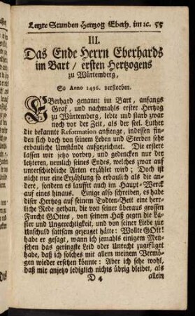 55-57, III. Eberhard im Bart.