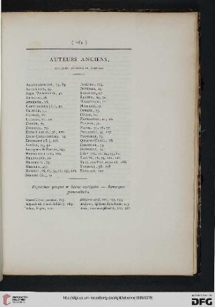 Auteurs anciens