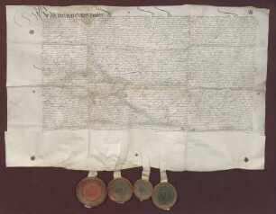 Markgraf Philibert von Baden-Baden leiht von dem Stift Jung St. Peter zu Straßburg 1.000 fl. zu 5% Zins; Bürgen sind die Städte Baden, Kuppenheim, Stollhofen
