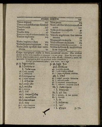 Culpa typographi multa in libro occurrunt errata.