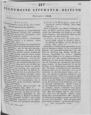 Le Saas, J. B. M.: Essai sur la Topographie médicale d'Elboeuf. These inaug. Paris 1836