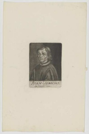 Bildnis des Adam Lidwacher