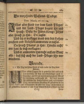 Die vierzehende Paßions-Predigt.
