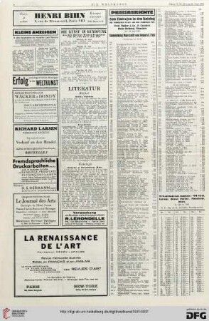 Nr. 26 (28. Jun. 1931), S. 6: Preisberichte