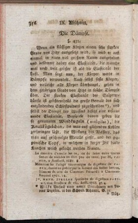 Die Dämpfe