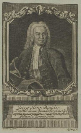 Bildnis des Georg: Henr. Bümler