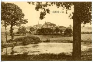 Stolpen. Blick auf Stolpen