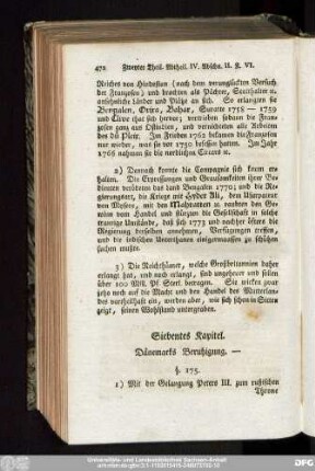 Siebentes Kapitel. Dänemarks Beruhigung.
