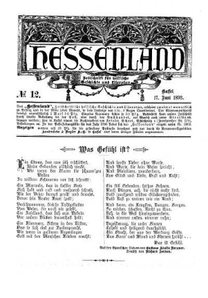 No. 12, 17. Juni 1893
