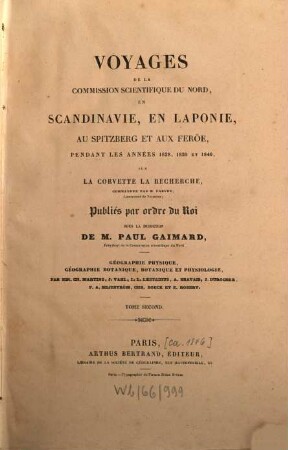 Géographie physique, géographie botanique, botanique et physiologie, 2