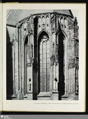 Ostchor der Moritzkirche. Erbaut 1388 von Konrad von Einbeck und Peter von Mordal