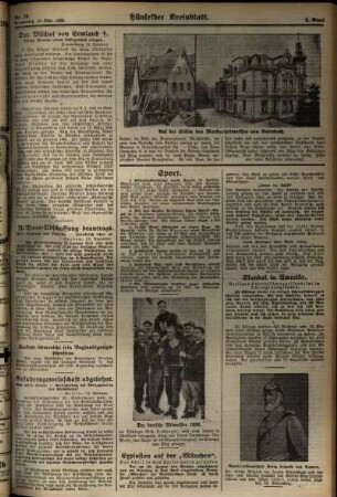 Zweite Ausgabe vom Donnerstag, den 13. Februar 1930.