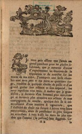 La Brunette ou Avantures d'une Demoiselle