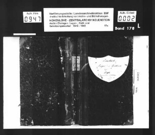 Lager- und Gültbuch über das Amt Ingelfingen, renoviert durch Laurentius Schöll, Amtskeller zu Weikersheim: Criesbach.