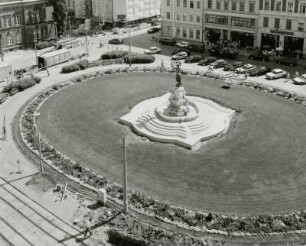 Draufsicht Muschelminna, Postplatz Görlitz