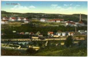Bad Gottleuba. Blick auf Bad Gottleuba