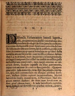 Disputatio Solennis De Facto Defuncti Ab Herede Non Praestando
