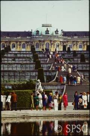 Potsdam, Park Sanssouci, Sanssouci-Terrassen.