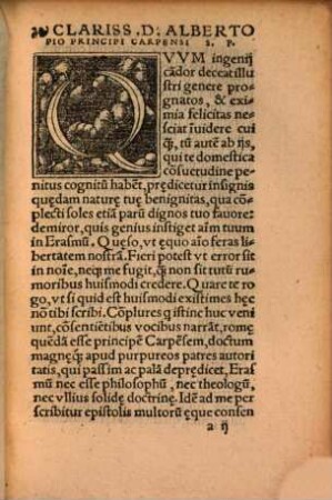 Des. Erasmi Roterodami Responsio ad epistolam paraenetica[m] clarissimi, doctissimiq[ue] uiri Alberti Pii Carporum principis