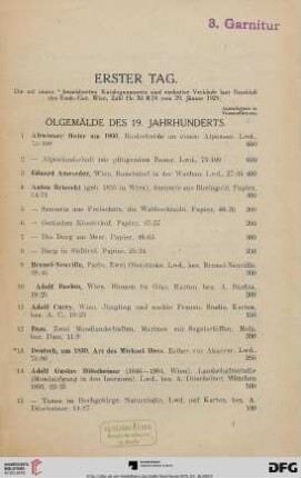 Ölgemälde des 19. Jahrhunderts (Nr. 1-106)